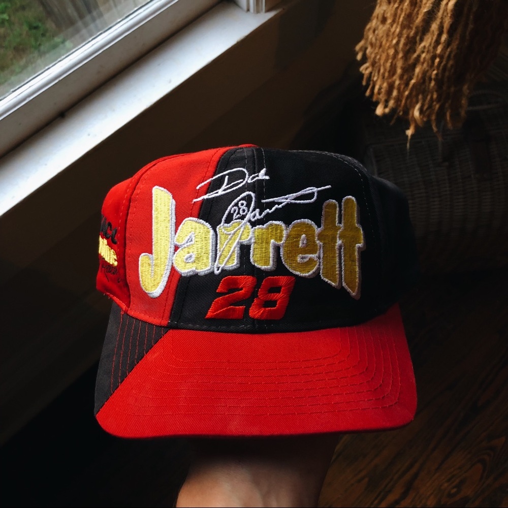 Vintage Dale Jarrett Nascar Embroidered Snapback Hat